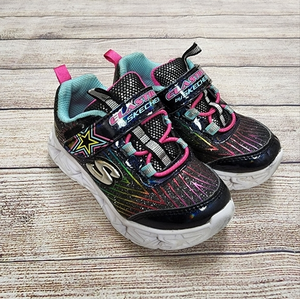 Skechers Kids Sneakers - Black, Pink, Blue